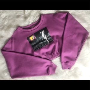 💜 MTV Cropped Sweatshirt